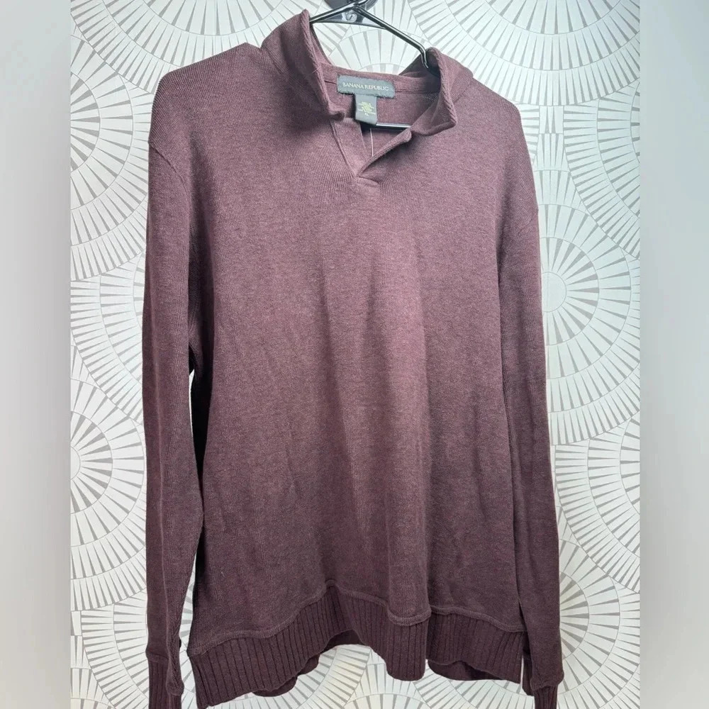 Banana Republic Men’s NWT Long Sleeve Collared Top Size XL